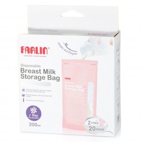 Farlin Breast Milk Storage Bag 200ml 22 Bags